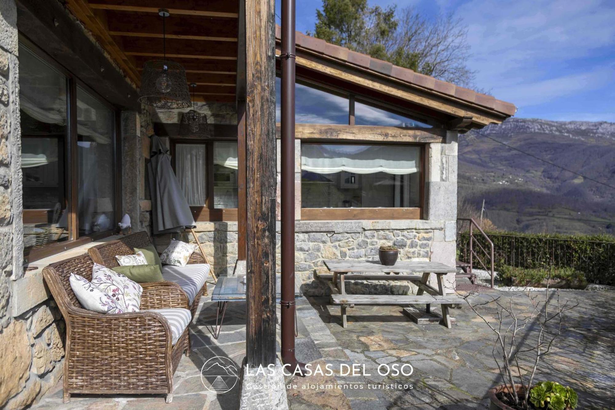 El Mirador De San Trocaya - Las Casas Del Oso Villamarcel Dış mekan fotoğraf